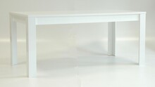 Stół AMALFI 160x90 - biały połysk