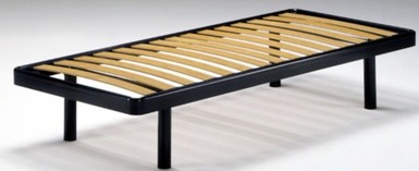 ŁÓŻKO 200X140/160 CM - METALOWY STELAŻ POD MATERAC Z DREWNIANYMI LISTWAMI - PRODUKT WŁOSKI Stelaż łóżka/ łóżko pod materac bez przodu ani tyłu (zagłówka i części przy nożnych).UWAGA: ZDJĘCIE PODGLĄDOWE przedstawia mniejszą wersję...