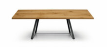 Stól z drewnianym blatem ALFRED cm 250x106 MIDJ