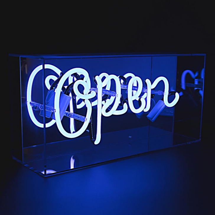 LAMPA NEONOWA OZDOBNY NAPIS OPEN DO LOKALU USŁUGOWEGO, BARU, RESTAURACJI, SKLEPU