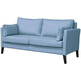 Sofa 3-osobowa HOLLY - błękitny