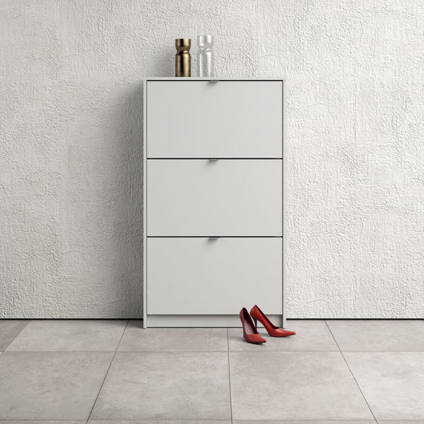 Szafka na buty mała ROMA 3D - biały