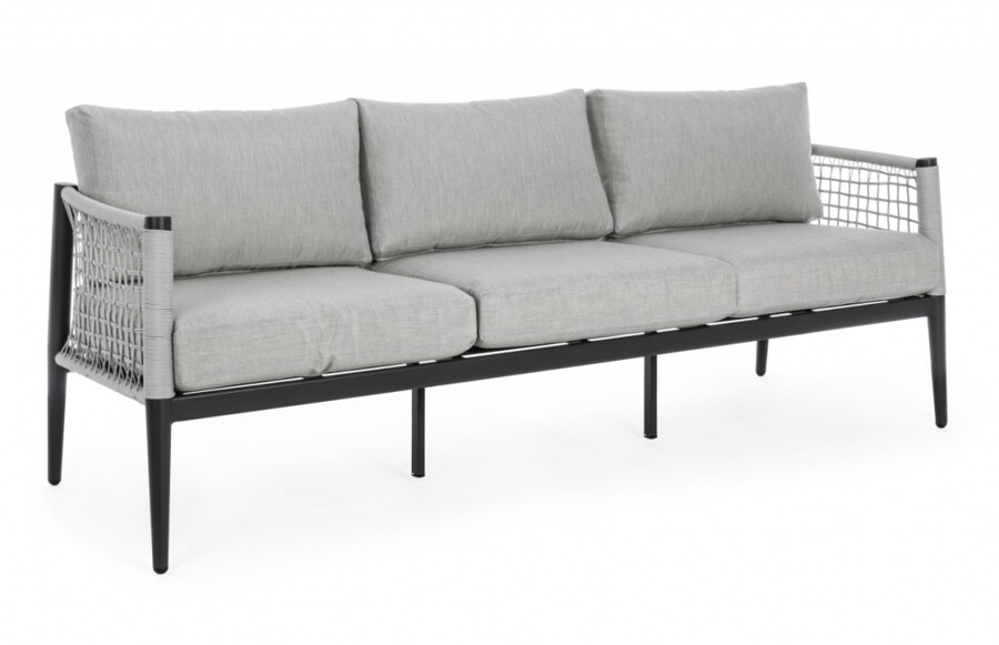 Sofa 3-osobowa CALYPSO - czarny