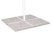 Podstawa do parasola GRAVEL 50x50