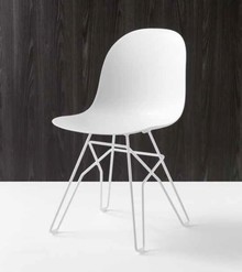 KRZESŁO TAPICEROWANE Z FANTAZYJNĄ PODSTAWĄ ACADEMY CB/1664-SK DO SALONU, KAWIARNI, JADALNI, POKOJU MŁODZIEŻOWEGO No to designerskie krzesło do biura, pokoju młodzieżowego. Dowolnośc kolorów powoduje, że pasuje od każdego wnętrza. Podstawa jest zdobiona...