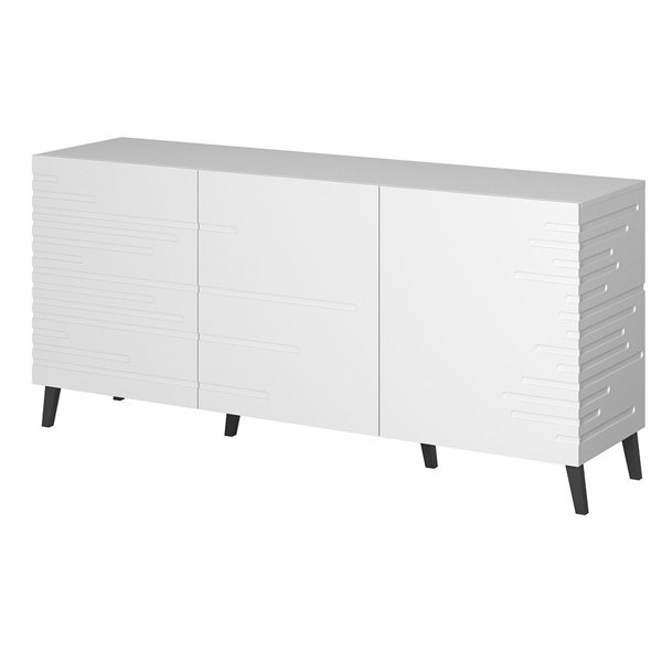 Komoda 3-drzwiowa IKON - biały mat