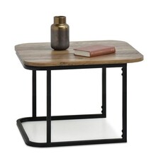 Stolik kawowy IRIGA XL - orzech vintage/czarny