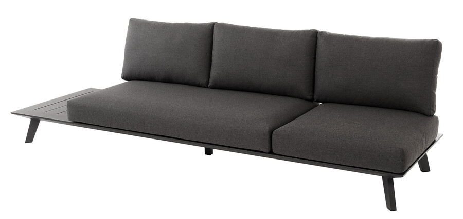 Sofa ogrodowa 3-osobowa BART- szary