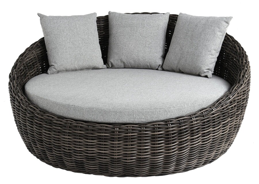 Sofa/łóżko ogrodowe MAJE GREY - szary