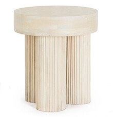 Stolik drewniany DACCA 45 cm - biały