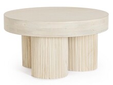 Stolik drewniany DACCA 75 cm - biały