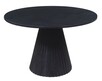 Stół okrągły drewniany ORISSA BLACK 120 cm - czarny
