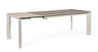 Stół rozkładany BRIVA GREY TAUPE 160-220x90 - szary/taupe