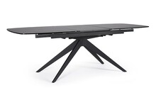 Stół rozkładany ANJA 180-240x90 - czarny