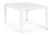 Stół rozkładany KIPLIN WHITE 149x97-149 - biały