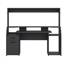 Biurko gamingowe FUNCTION PLUS - szary mat