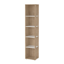 Regał SIGN 40 cm - jackson hickory/biały mat