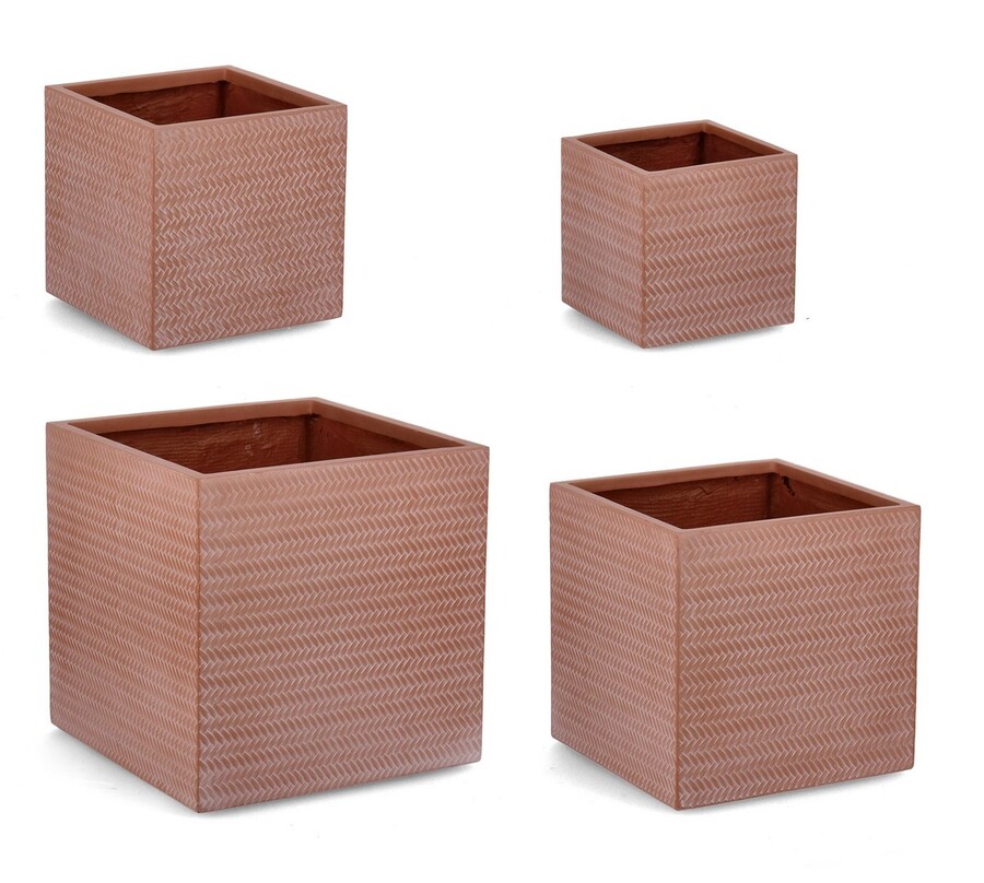 Zestaw 4 donic TRESSAGE SQUAR - terakota