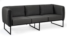 Sofa ogrodowa PIXEL Charcoal - grafitowy