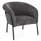 Fotel CAMILA DARK GREY - ciemnoszary