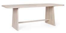Stół drewniany ELISHEVA 200x96.5 - jasne mango