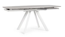 Stół rozkładany RAILI 119.5-180x85 - biały