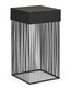 Metalowy stolik kawowy YASLINE 30x30 - czarny