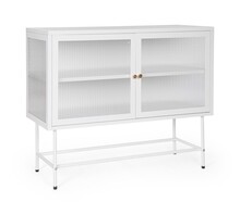 Komoda 2-drzwiowa CAREY WHITE - biały