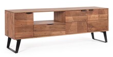 Szafka RTV drewniana ISAR 3DO-1DR - akacja