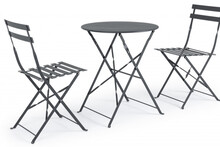 Zestaw mebli ogrodowych WISSANT CHARCOAL