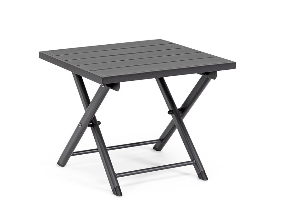 Stolik ogrodowy składany TAYLOR DARK GREY - ciemny szary