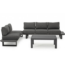 Zestaw mebli ogrodowych KONNOR CHARCOAL
