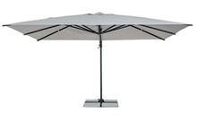 Parasol ogrodowy INES 3x4 - jasny szary